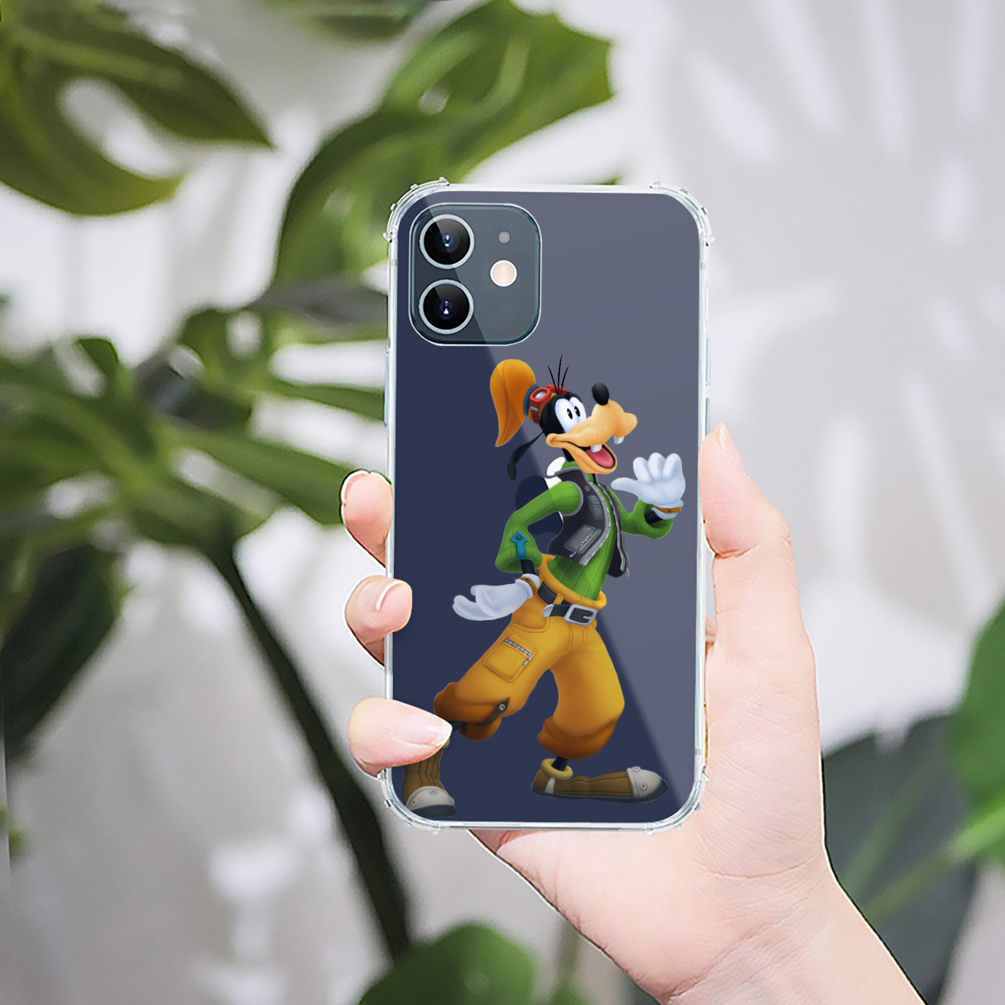 （画像用） ミッキーマウス Mickey Mouse 【iPhone 12シリーズ対応】透明スマホケース（クリアソフトケース）